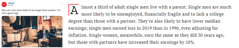 more single men than women